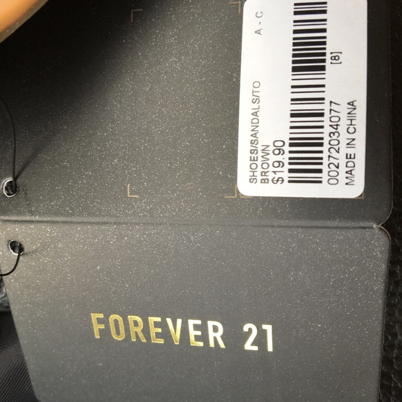 Forever 21 camel color gladiator sandals size 6-8 - Picture 2 of 8